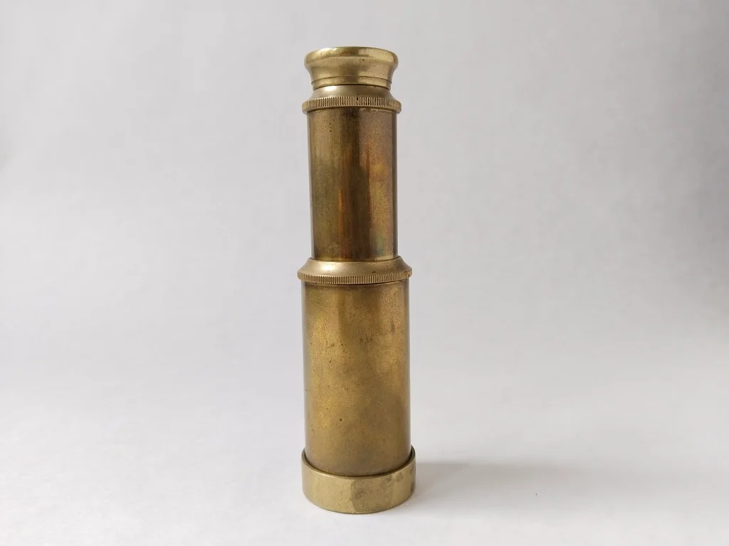 Old Brass Telescope Stanley London Antique 1890s 7