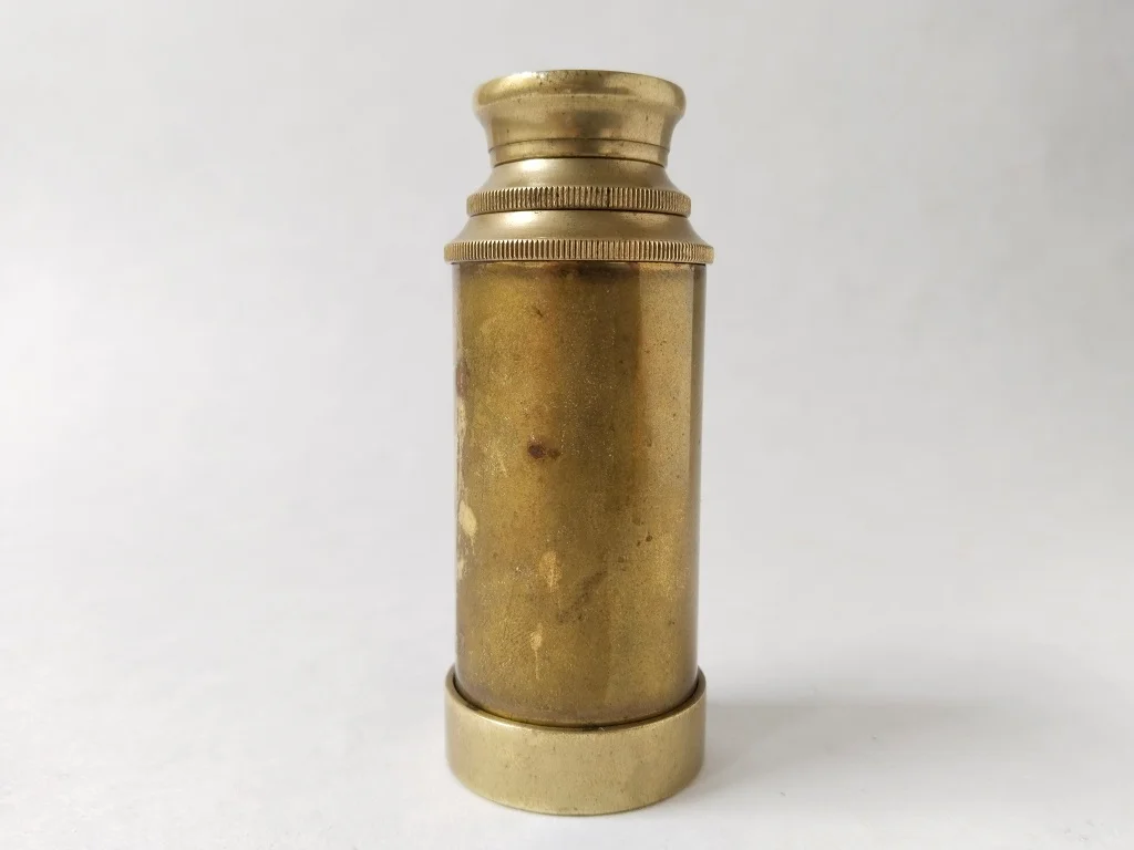 Old Brass Telescope Stanley London Antique 1890s 8