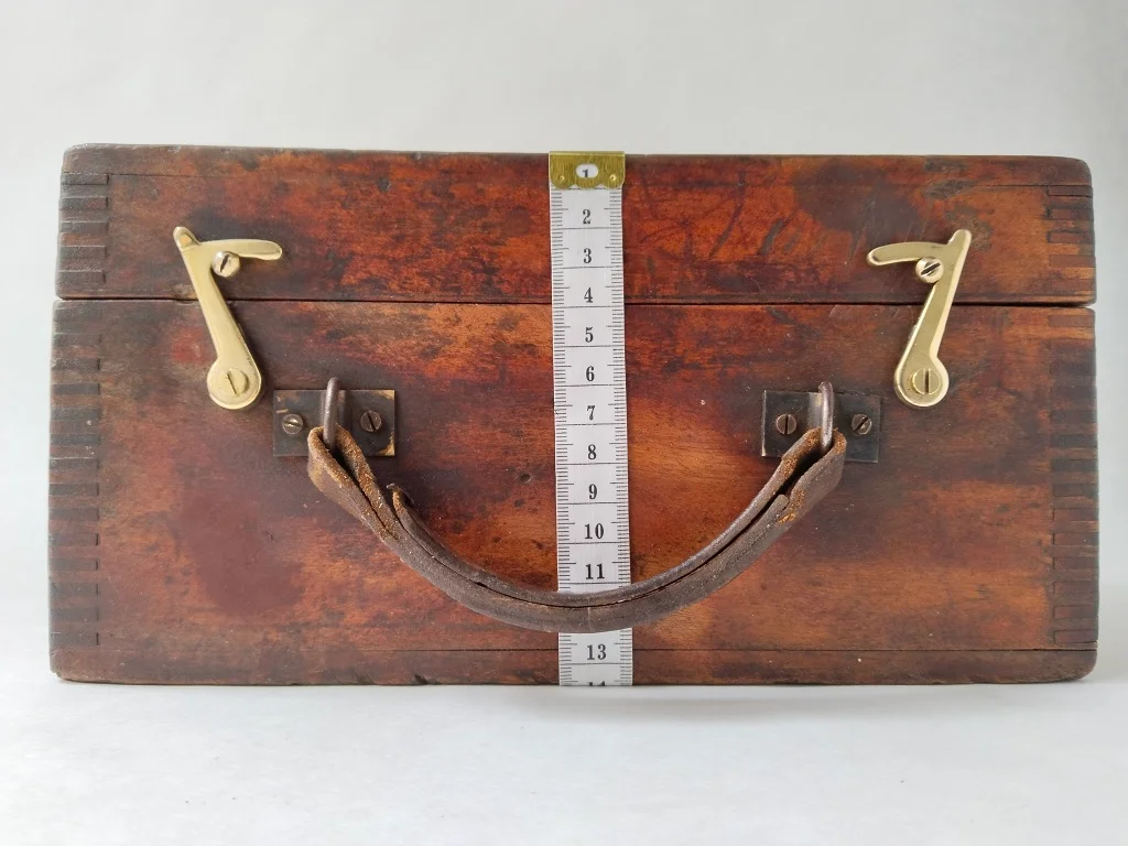 Old Brass Theodolite Stanley London Mahogany Cased Antique 30