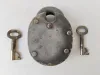 Old Yale Padlock With Two Keys Vintage Circa 1930 6