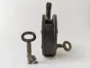 Old Yale Padlock With Two Keys Vintage Circa 1930 7