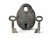 Old Yale Padlock With Two Keys Vintage Circa 1930
