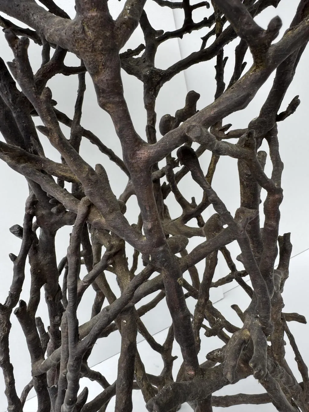 Organic Style Outdoor Dining Table with Branch Base 2