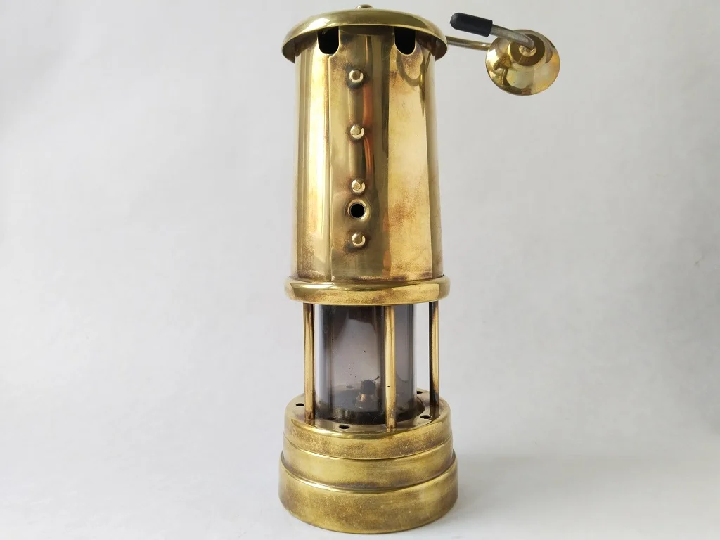 Paraffin Lamp British Coal Miners Company Wales UK Aberaman 7