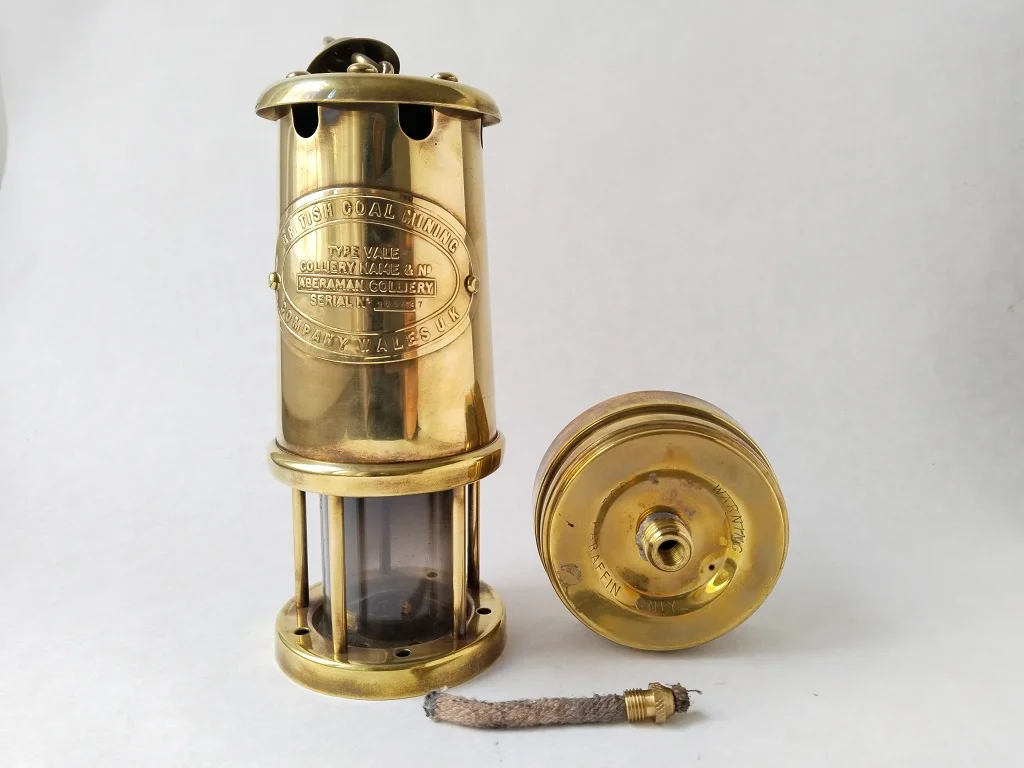 Paraffin Laterne British Coal Miners Company Wales UK 5