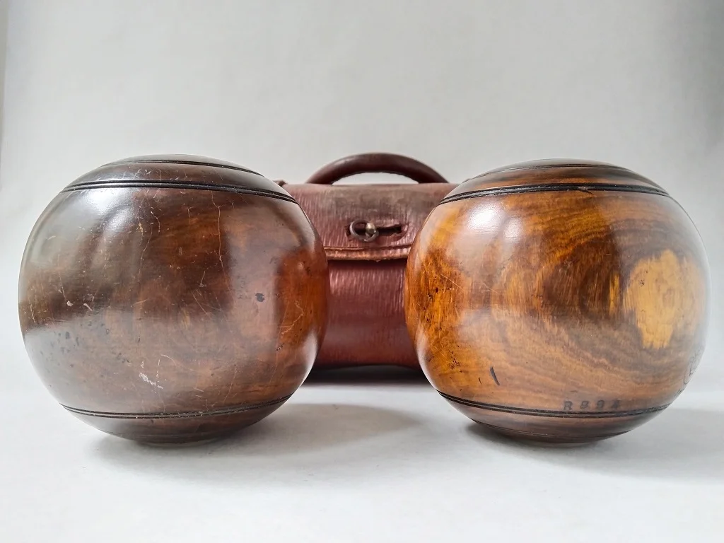 Percy Baker's 1950 Pair of English EJ Riley Lignum Vitae 19