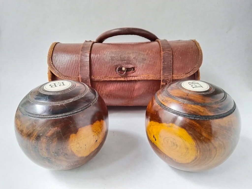 Percy Baker's 1950 Pair of English EJ Riley Lignum Vitae 3