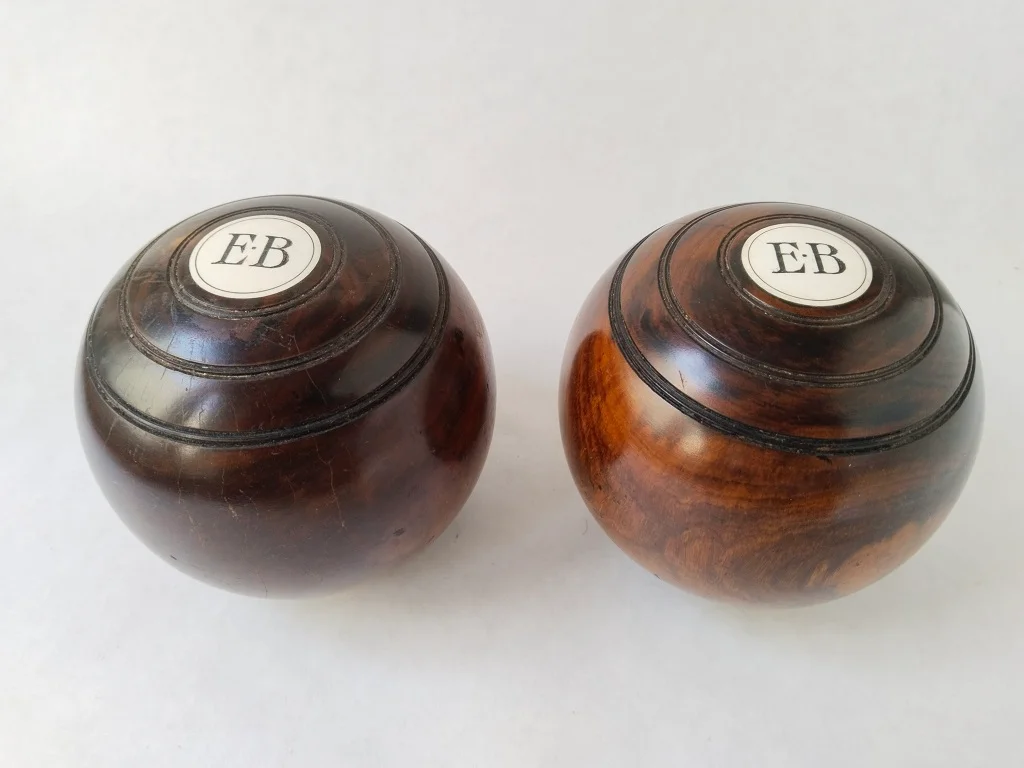 Percy Baker's 1950 Pair of English EJ Riley Lignum Vitae 4