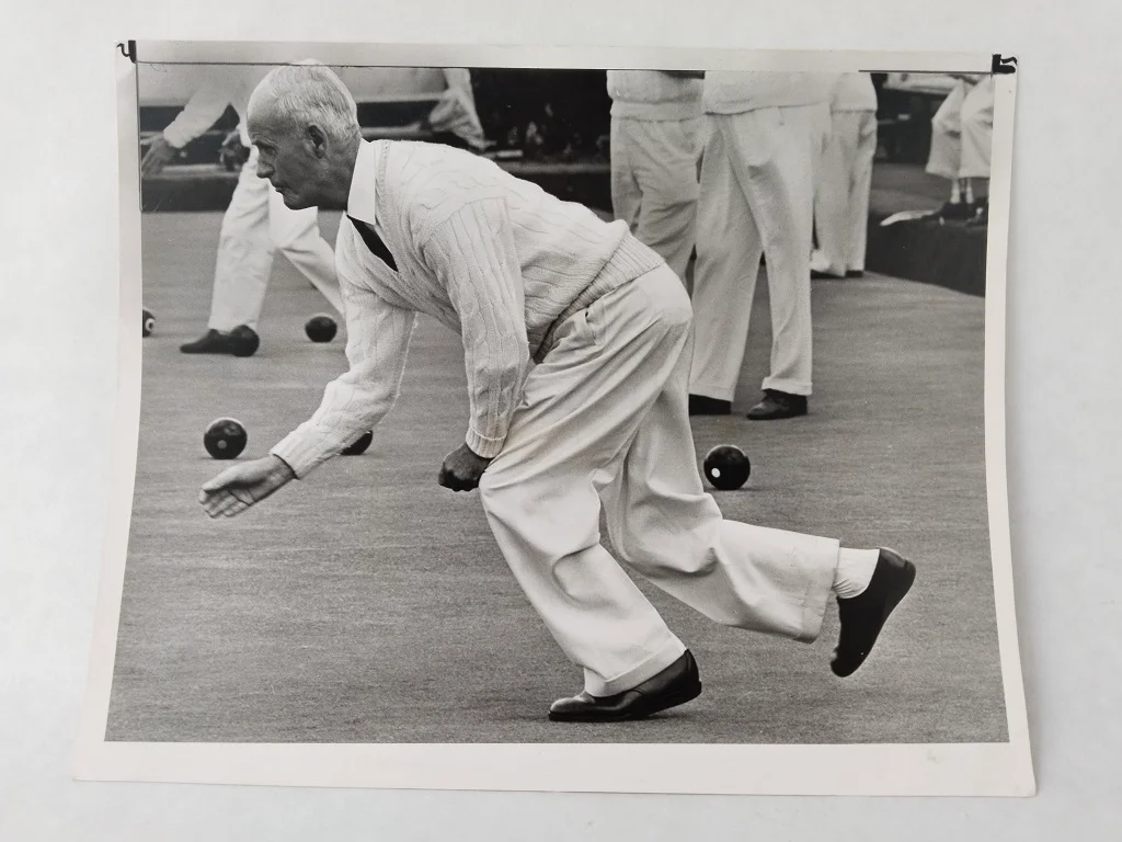 Percy Baker's 1950 Pair of English EJ Riley Lignum Vitae 48