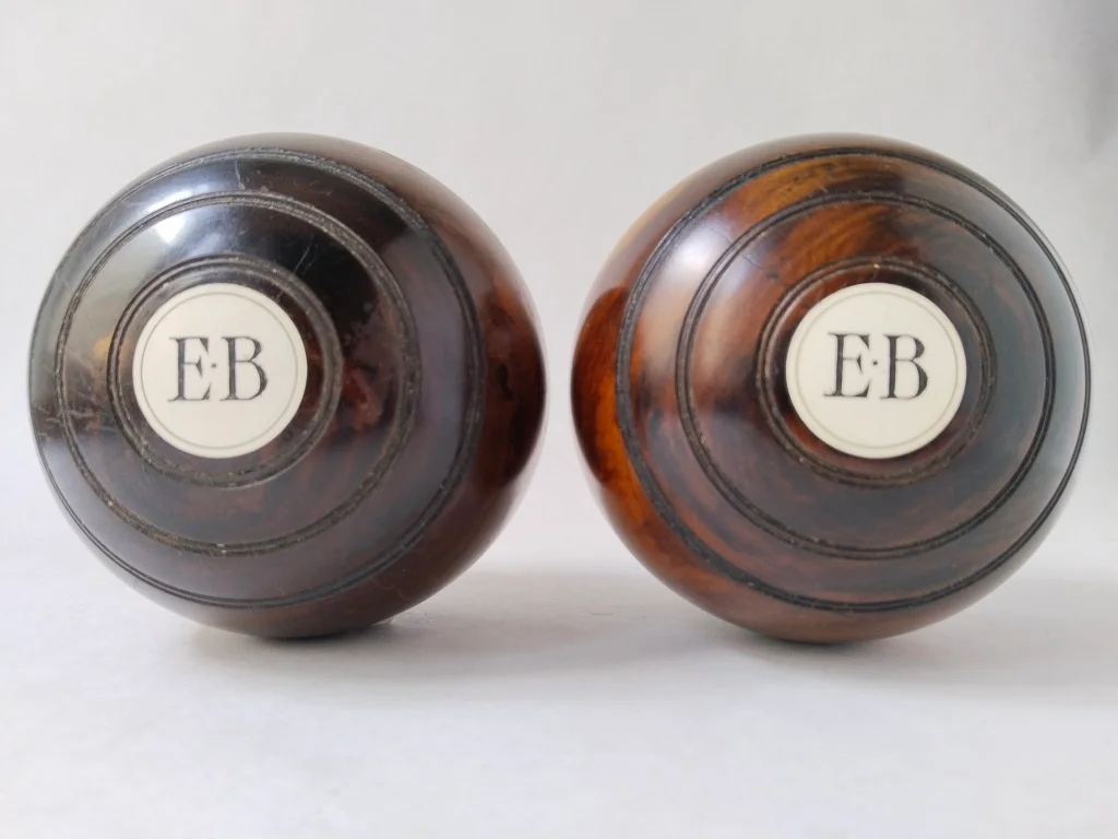 Percy Baker's 1950 Pair of English EJ Riley Lignum Vitae 8