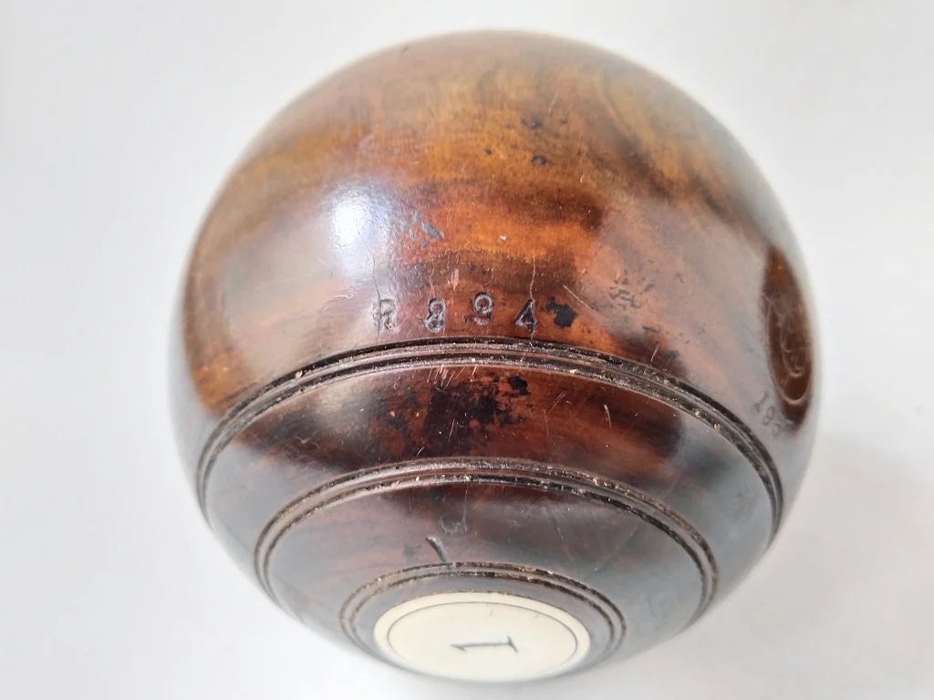 Percy Bakers 1950er Paar englischer EJ Riley Lignum Vitae 13