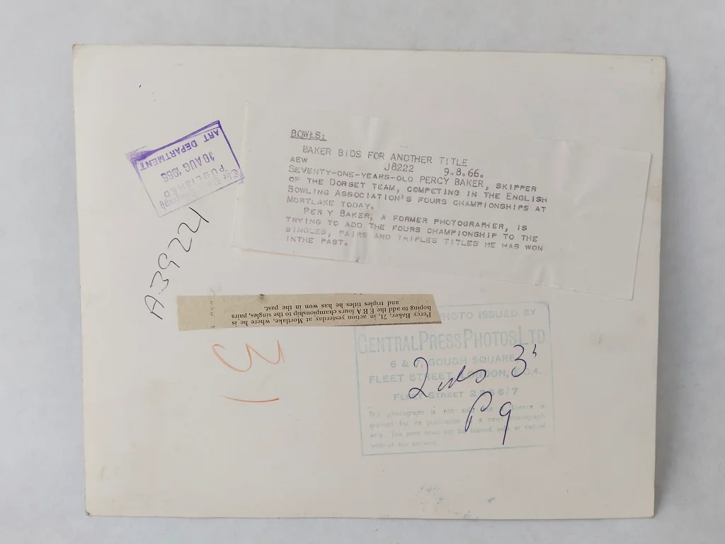 Percy Bakers 1950er Paar englischer EJ Riley Lignum Vitae 50