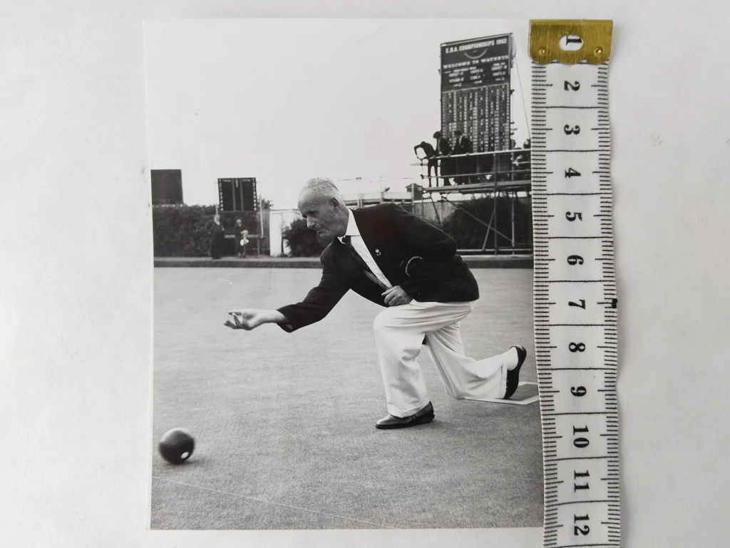 Percy Bakers 1950er Paar englischer EJ Riley Lignum Vitae 52