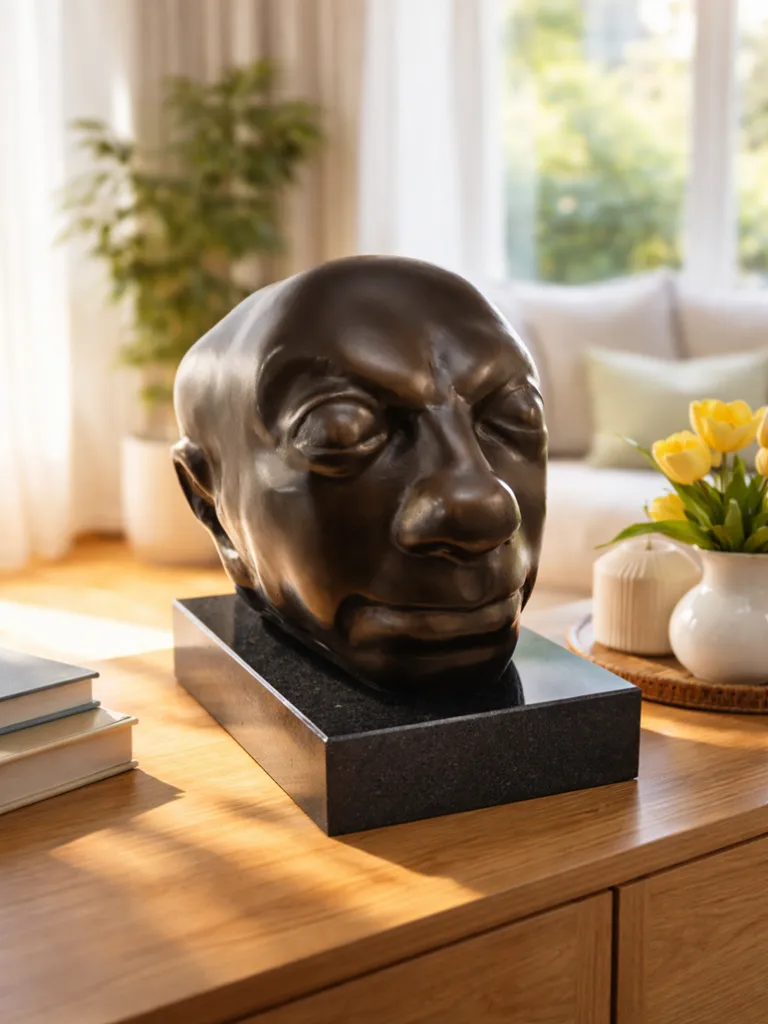 Picasso Portrait Bronze Skulptur von Pavel Koychev 3