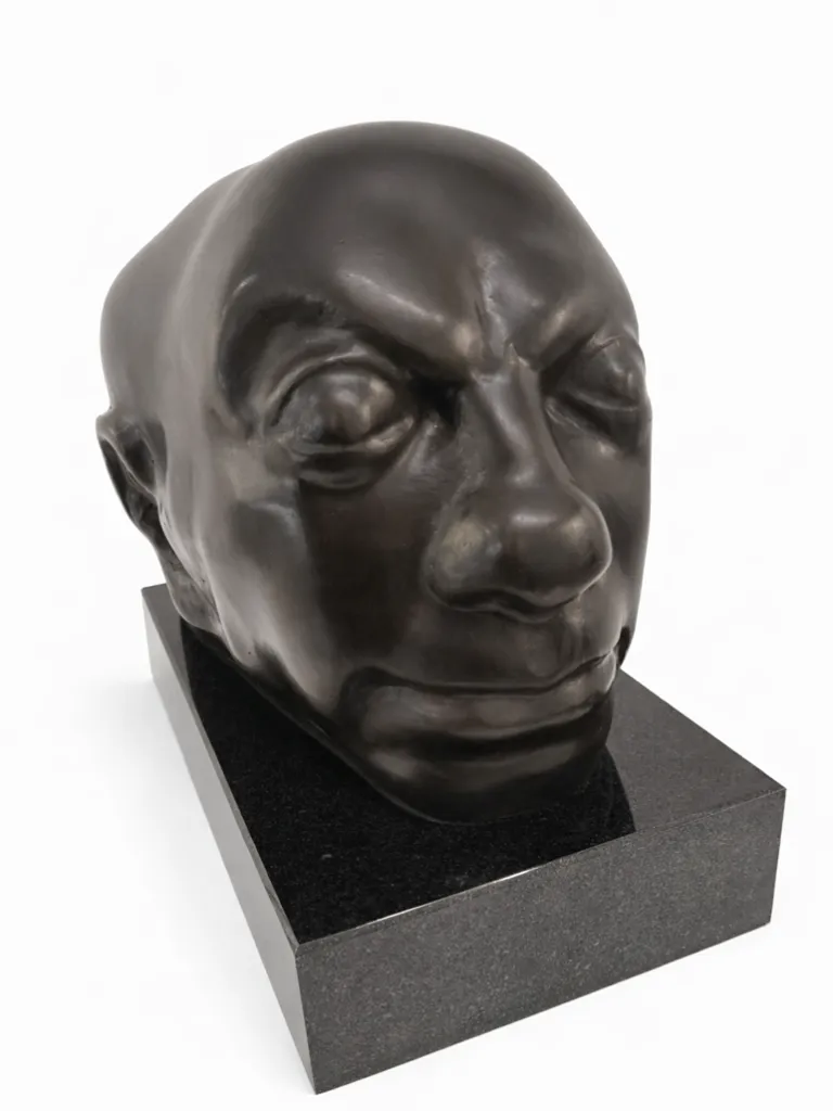 Picasso Portrait Bronze Skulptur von Pavel Koychev