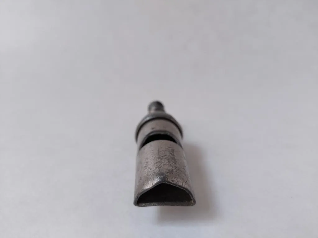Pig Nose Round Metal Railway Whistle James Dixon and Sons 5