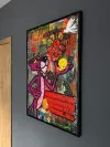 Pink Panther and Bart Simpson Modern Comic Pop Art Painting 3