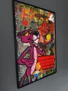Pink Panther and Bart Simpson Modern Comic Pop Art Painting 4