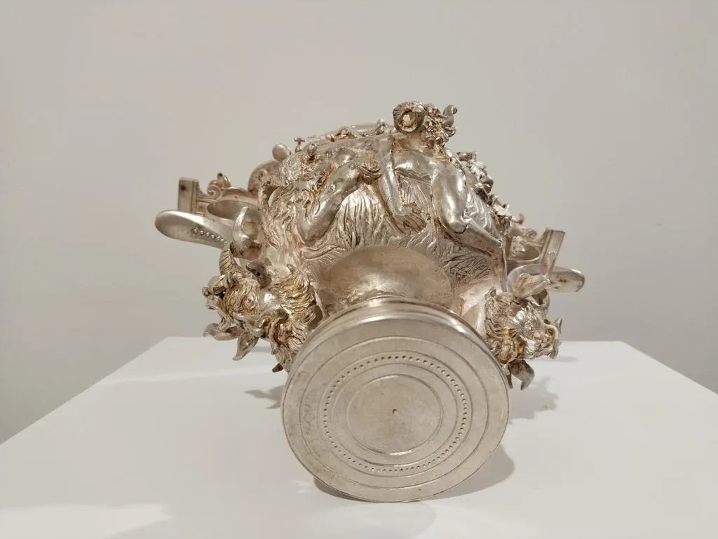 Römischer Silber Kantharos Trinkbecher Skyphos/Scyphus 11