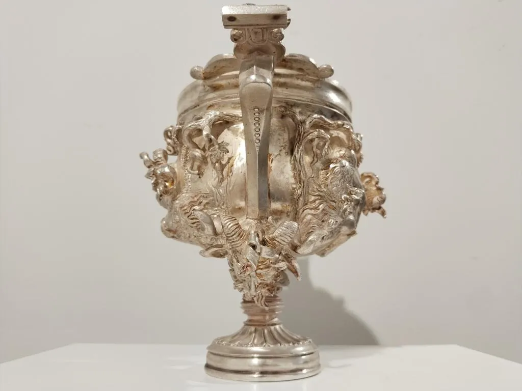 Römischer Silber Kantharos Trinkbecher Skyphos/Scyphus 4