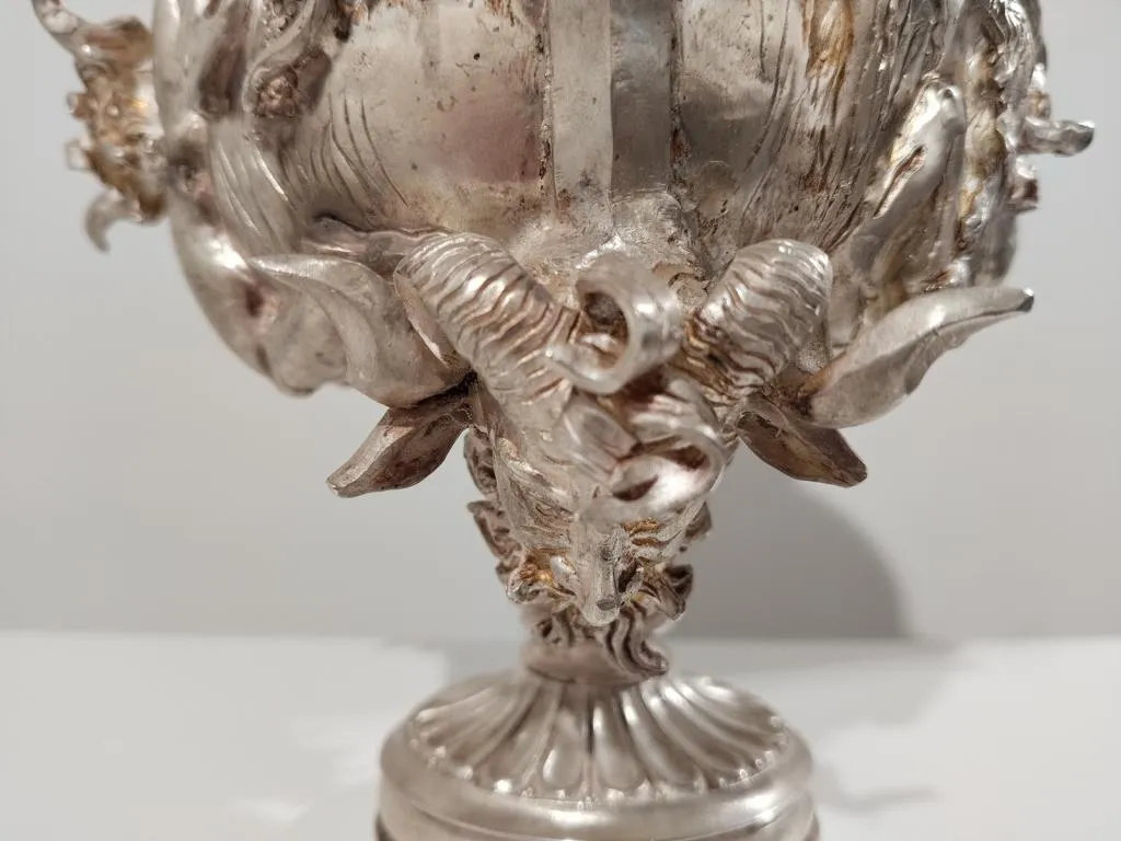 Römischer Silber Kantharos Trinkbecher Skyphos/Scyphus 8