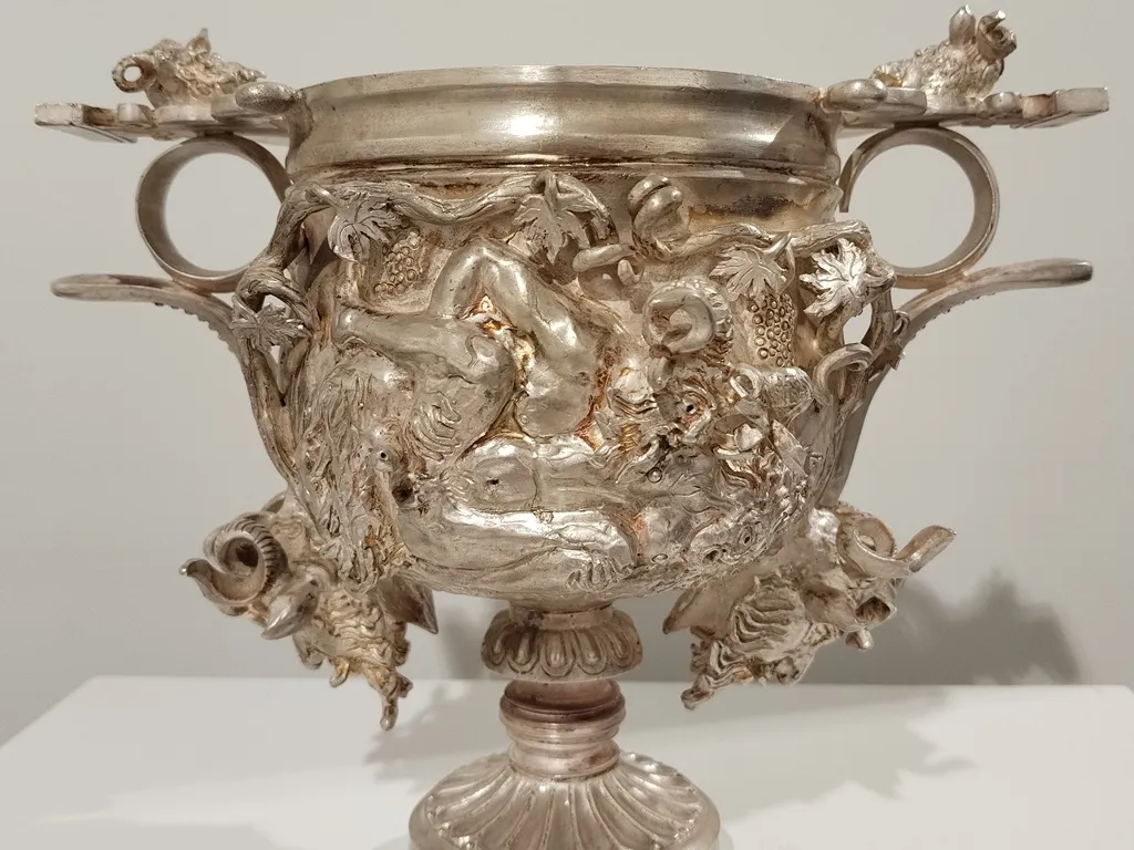 Roman Silver Kantharos Cup Skyphos 2