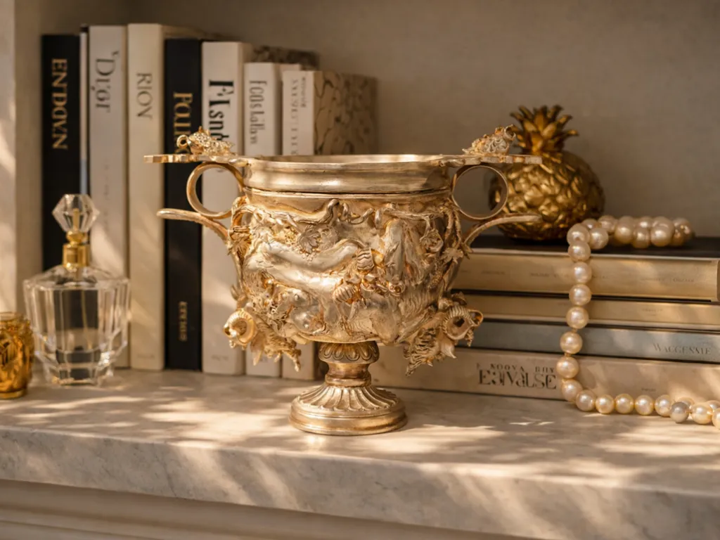 Roman Silver Kantharos Cup Skyphos 3