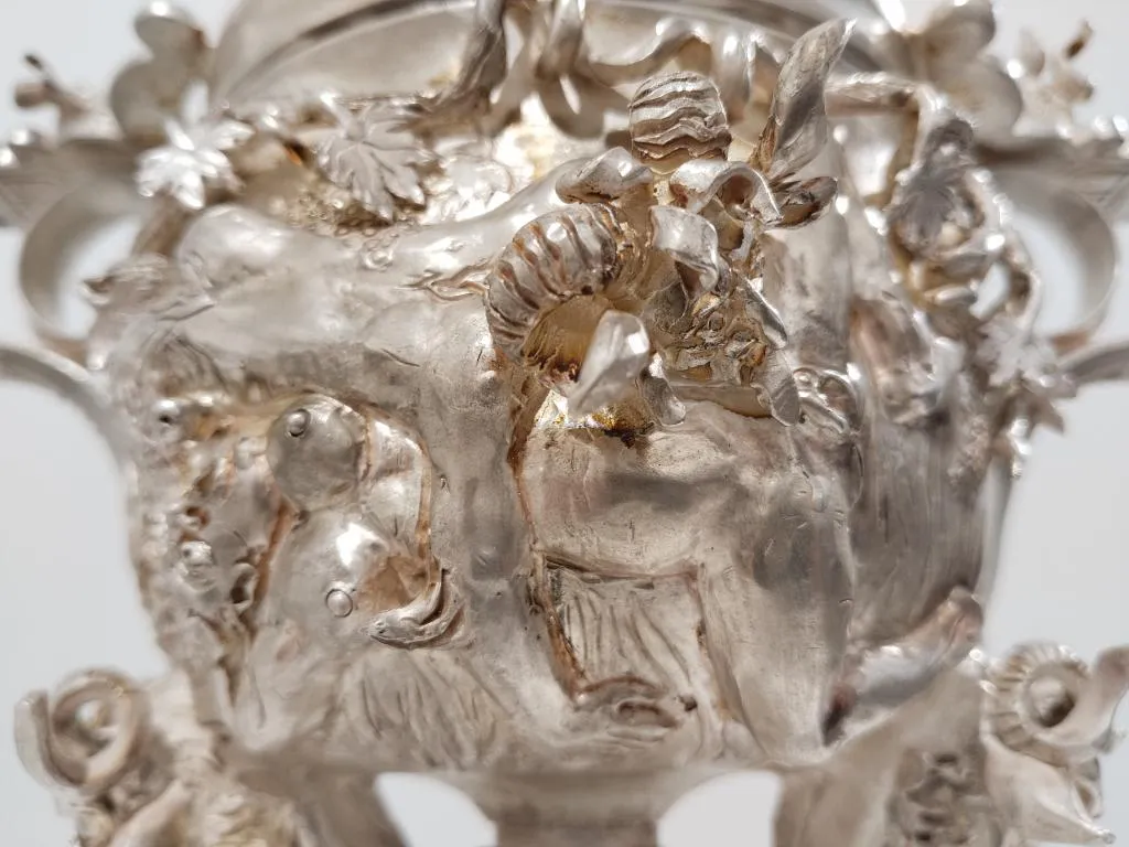 Roman Silver Kantharos Cup Skyphos 6