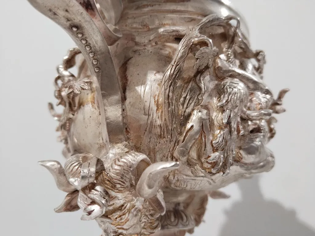 Roman Silver Kantharos Cup Skyphos 7