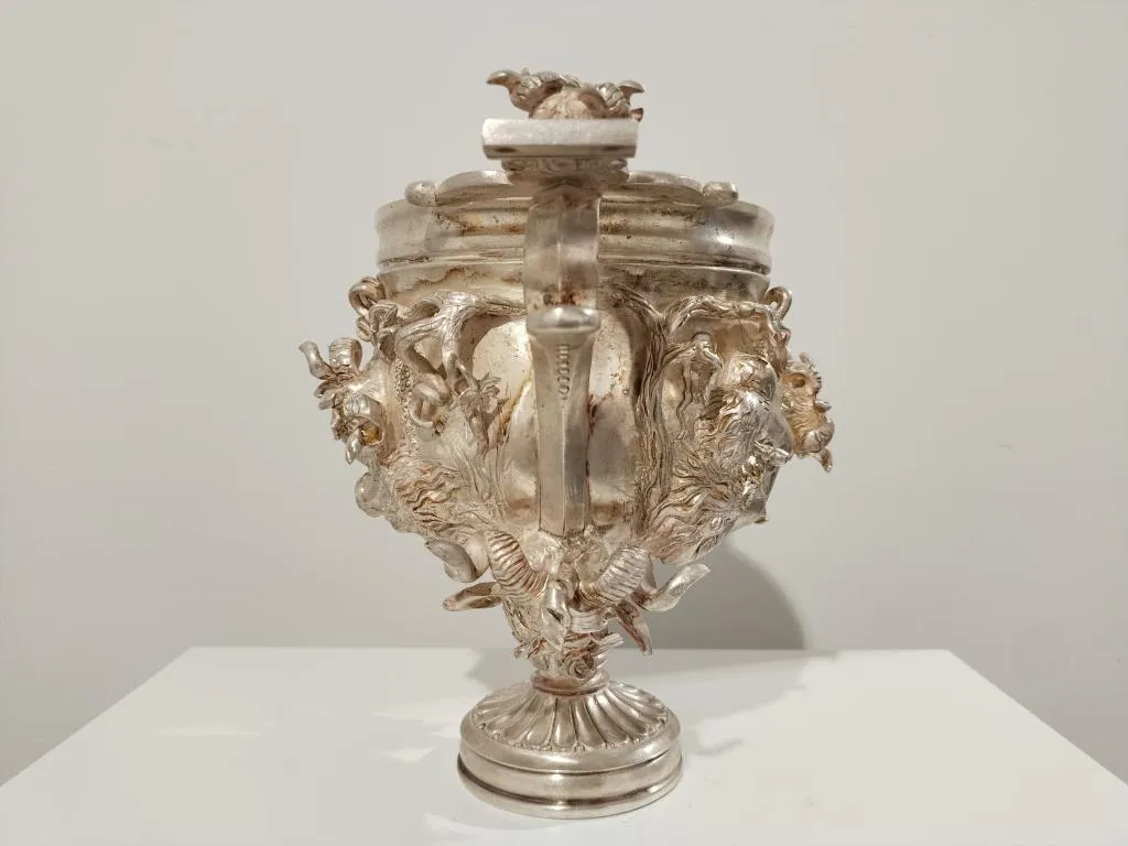 Roman Silver Kantharos Cup Skyphos 9