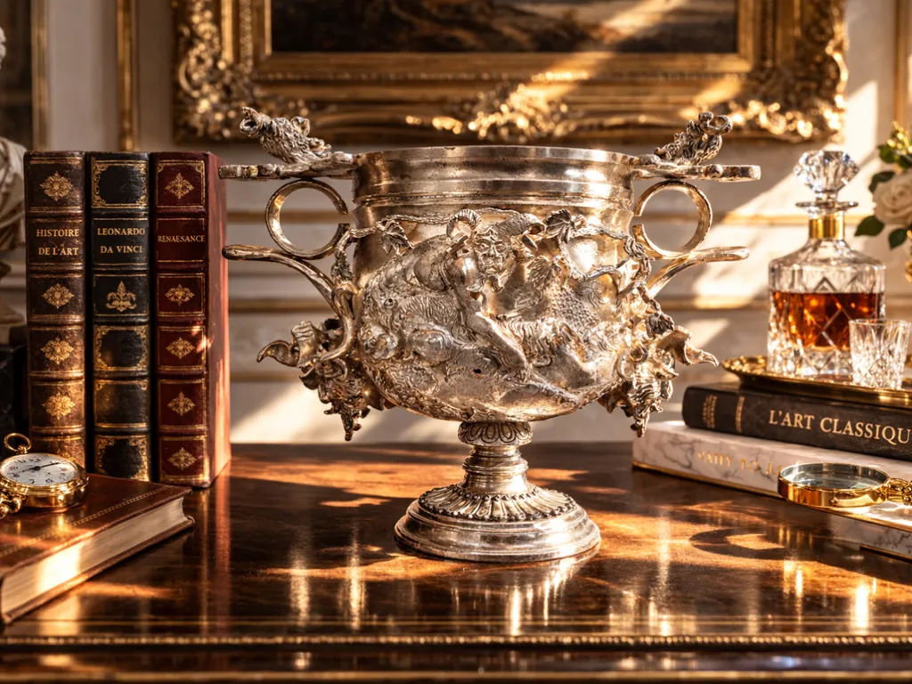 Roman Silver Skyphos Cup 3