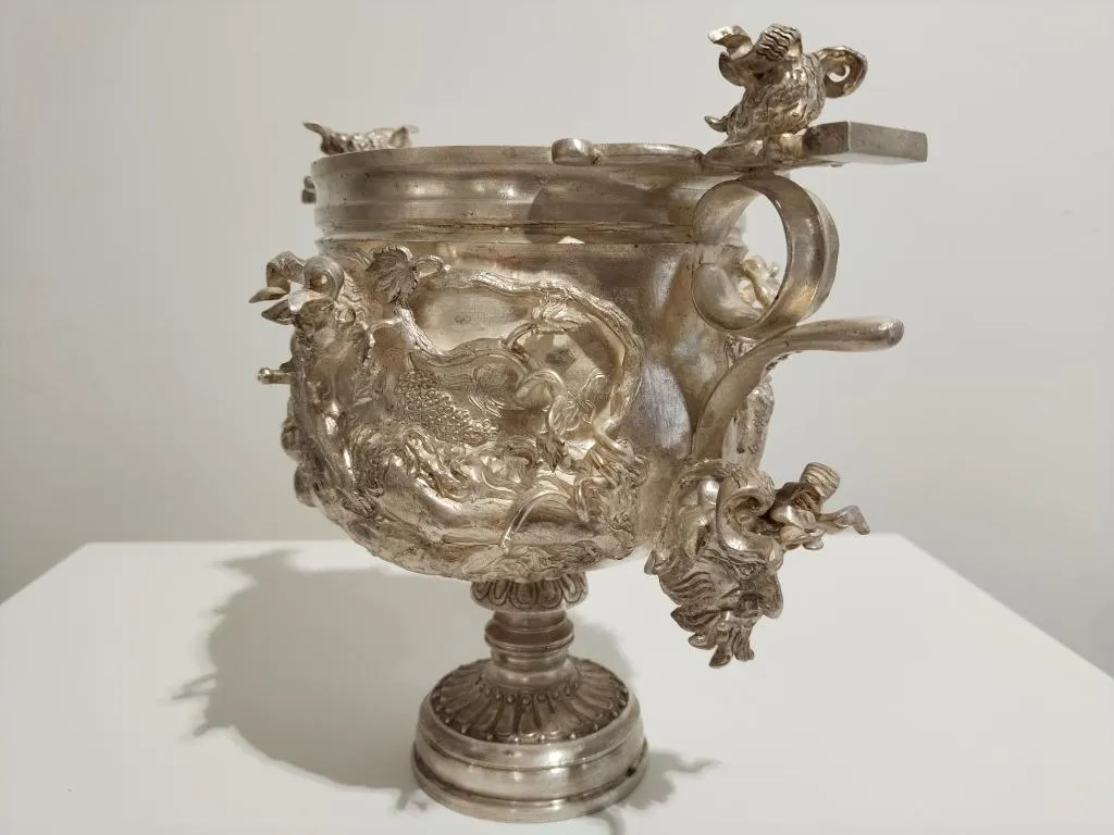 Roman Silver Skyphos Cup 5