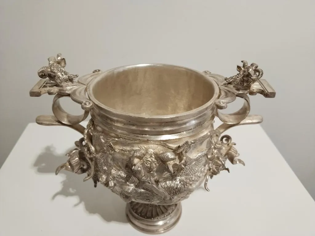 Roman Silver Skyphos Cup 8