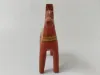Rotes Schwedisches Dalapferd Holz 7cm 1970er 5
