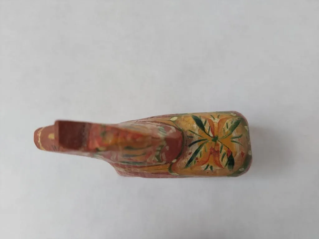 Rotes Schwedisches Dalapferd Holz 7cm 1970er 6