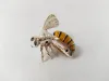 Saturno Sterling Silver And Enamel Wasps Figurines 19.1gr 15