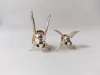 Saturno Sterling Silver And Enamel Wasps Figurines 19.1gr 5