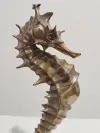 Seepferdchen Bronze Skulptur 2