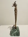 Seepferdchen Bronze Skulptur 4