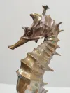 Seepferdchen Bronze Skulptur 8