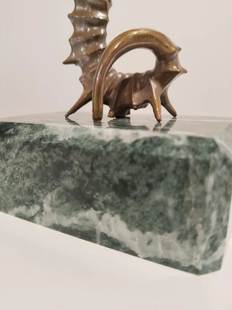 Seepferdchen Bronze Skulptur 9