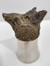 Silver Stirrup Cup With Wild Boar Head 1