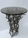 Skulpturaler Bronze Beistelltisch 1