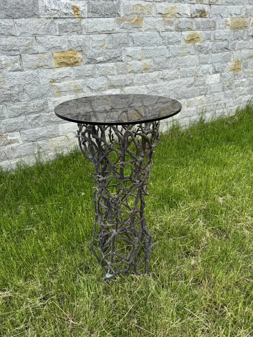 Skulpturaler Bronze Beistelltisch 3