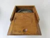 Solid Brass Navy Ship Compass Pendant Fluid In Wooden Box 17