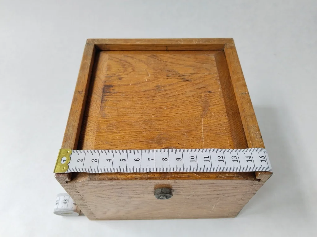 Solid Brass Navy Ship Compass Pendant Fluid In Wooden Box 26