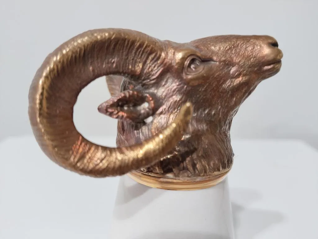 Stirrup Cup With Wild Ram Head 5