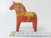 Swedish Red Dala Horse 7cm 1970s 8