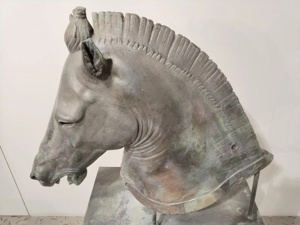 The Medici Riccardi Horse Head Verdigris Cast Bronze Copy 8