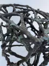 Twig Design Bronze Garden Stool 3